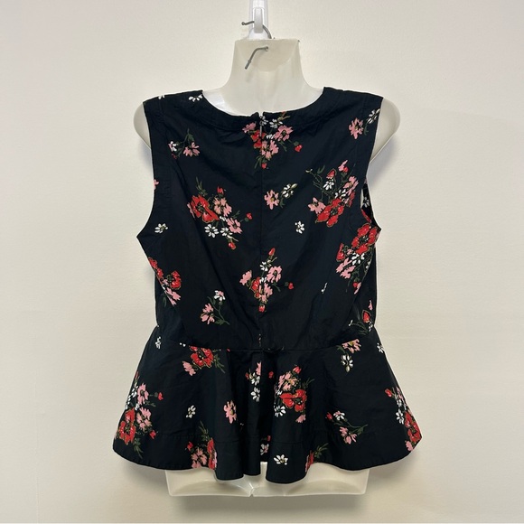 ◾️Rebecca Taylor Floral Peplum 100% Cotton Top - Picture 6 of 6
